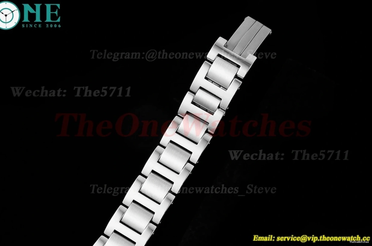 White Dial AF SS Bleu SS Cartier Ballon De Quartz 33mm 0327